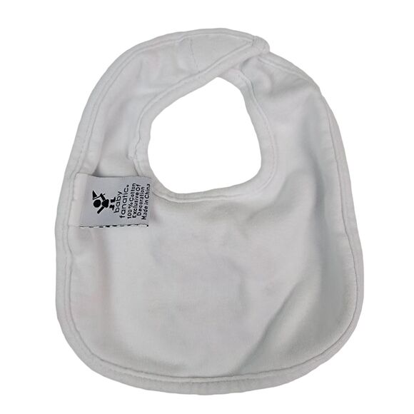 Nebraska Cornhuskers Bib Huskers‎ White Red Black Embroidered NCAA Infant Baby - Picture 3 of 4